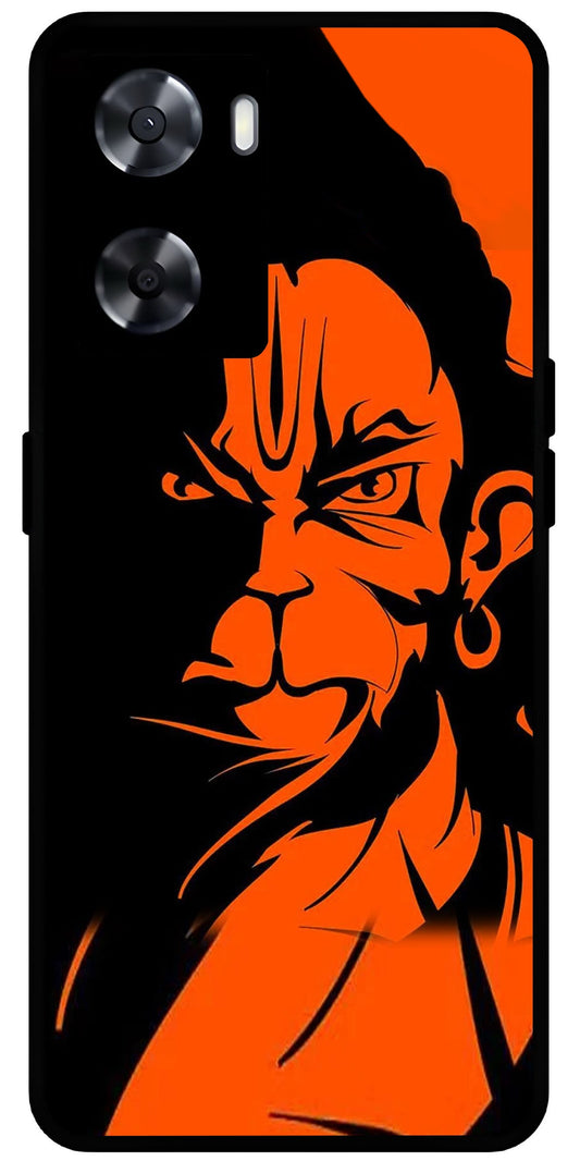 Hanuman ji Unbreakable Metal Back Case Mobile Cover with 4 Side Protection and Soft TPU Sides for OnePlus Nord N20 SE