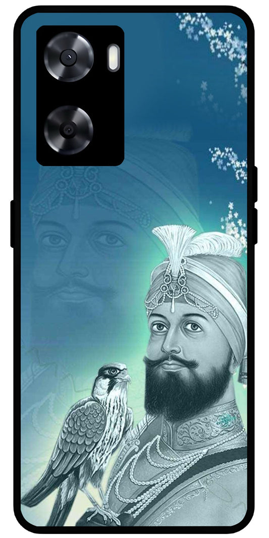 Guru Gobind Singh Ji Unbreakable Metal Back Case Mobile Cover with 4 Side Protection and Soft TPU Sides for OnePlus Nord N20 SE