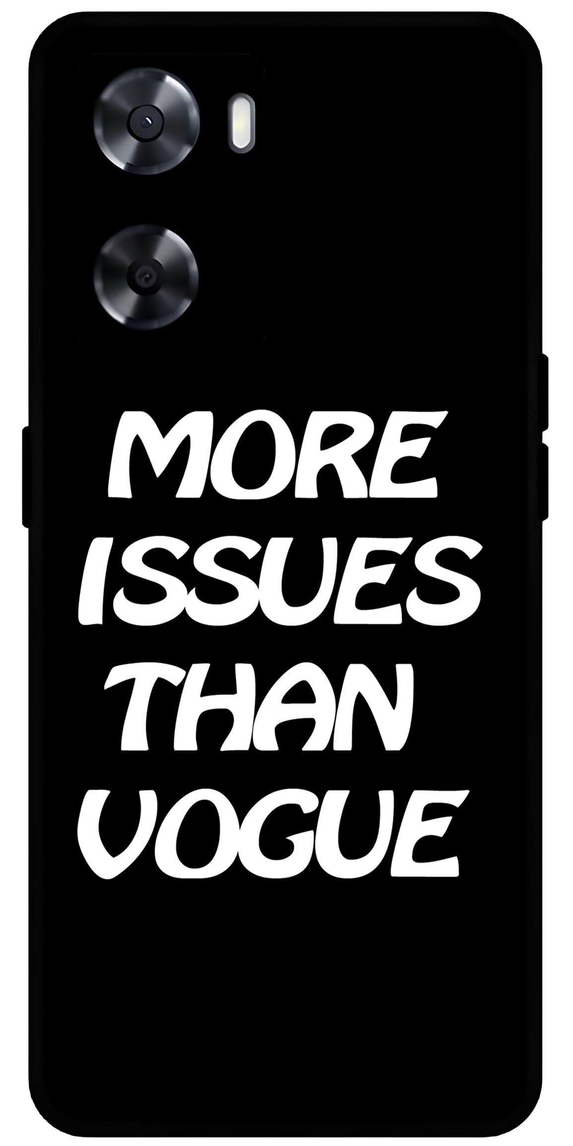 More Issues Than Vogue Unbreakable Metal Back Case Mobile Cover with 4 Side Protection and Soft TPU Sides for OnePlus Nord N20 SE